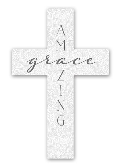 16" Amazing Grace Cross